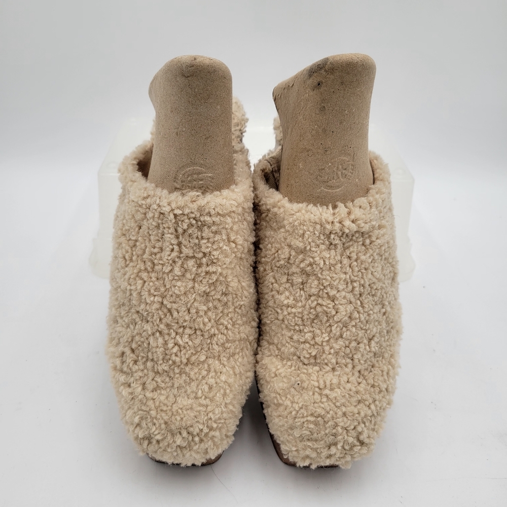 Vince Camuto Riminil Faux Shearling Platform Mule/Clogs S 9 Few Imperfections